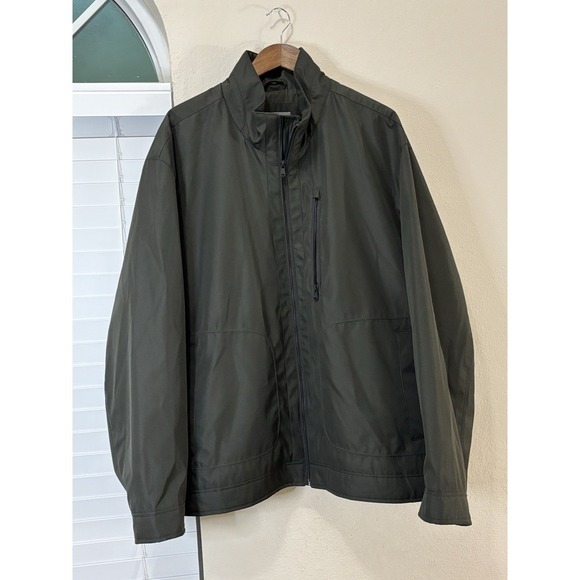 Michael Kors Men's Lightweight Zip Jacket Olive Green Casual Outerwear - Picture 7 of 8